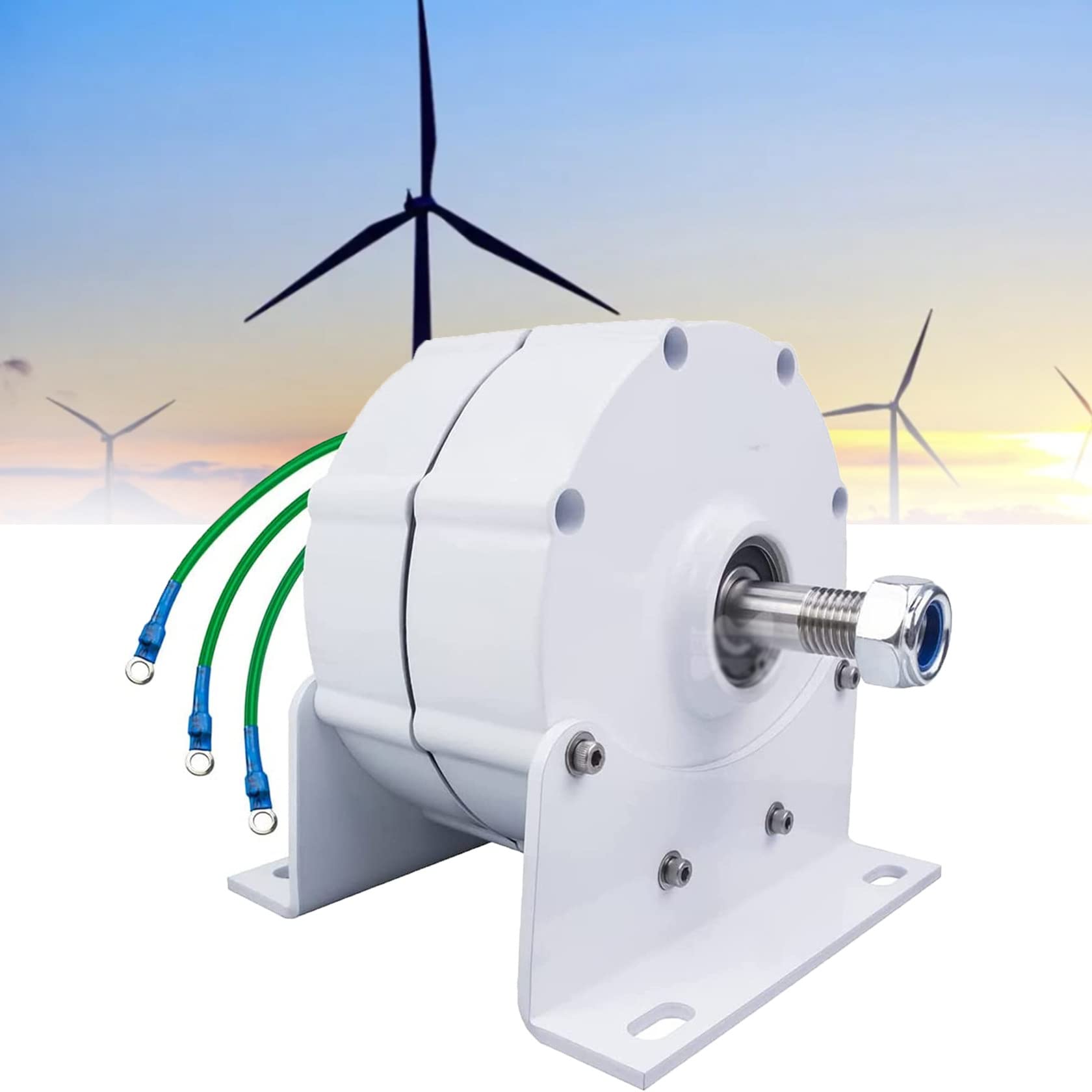 水力タービン発電機、600W 12V 24V 48V風力発電機、DIY永久磁石